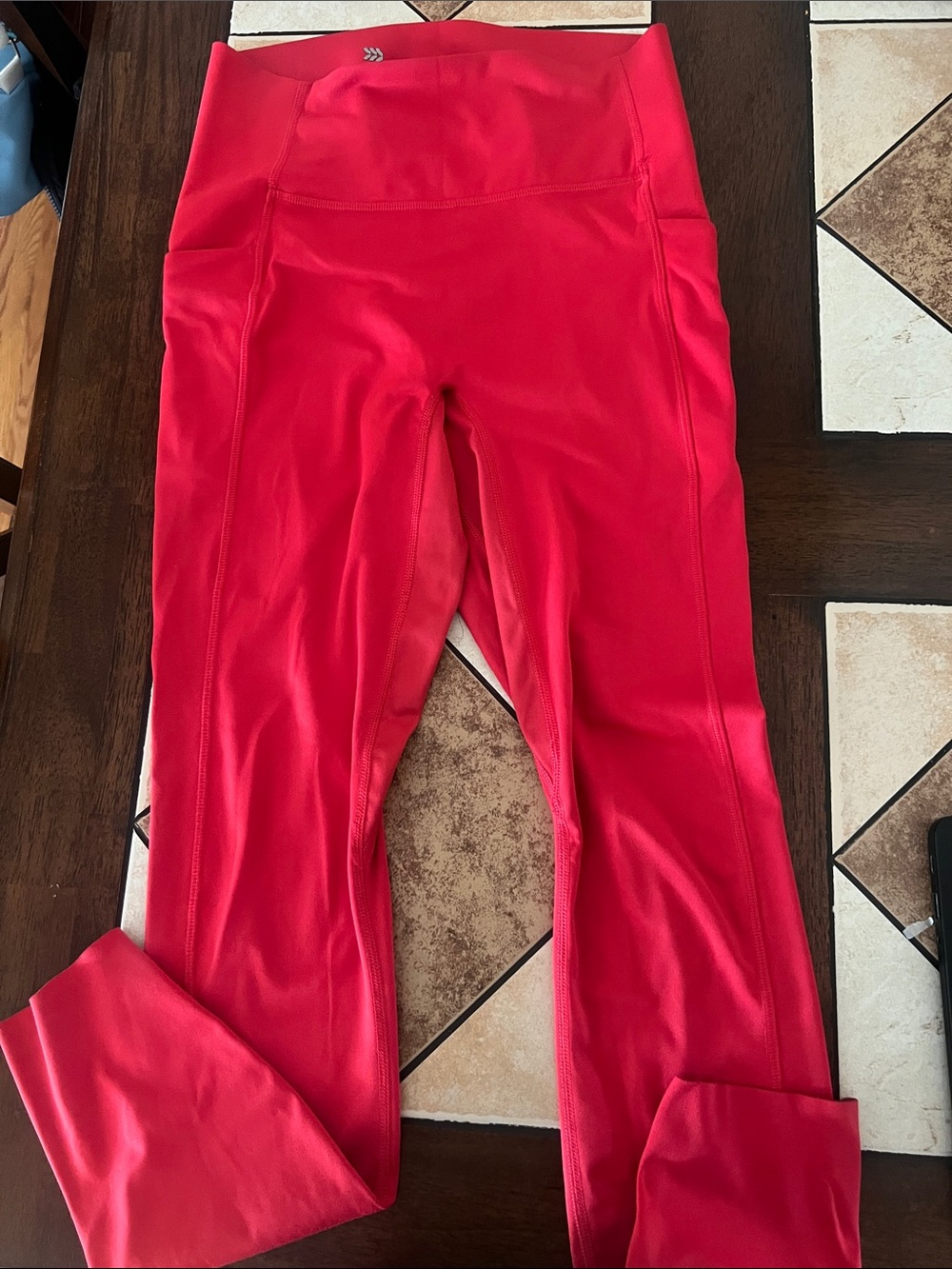 all in motion Red High-Rise Leggings